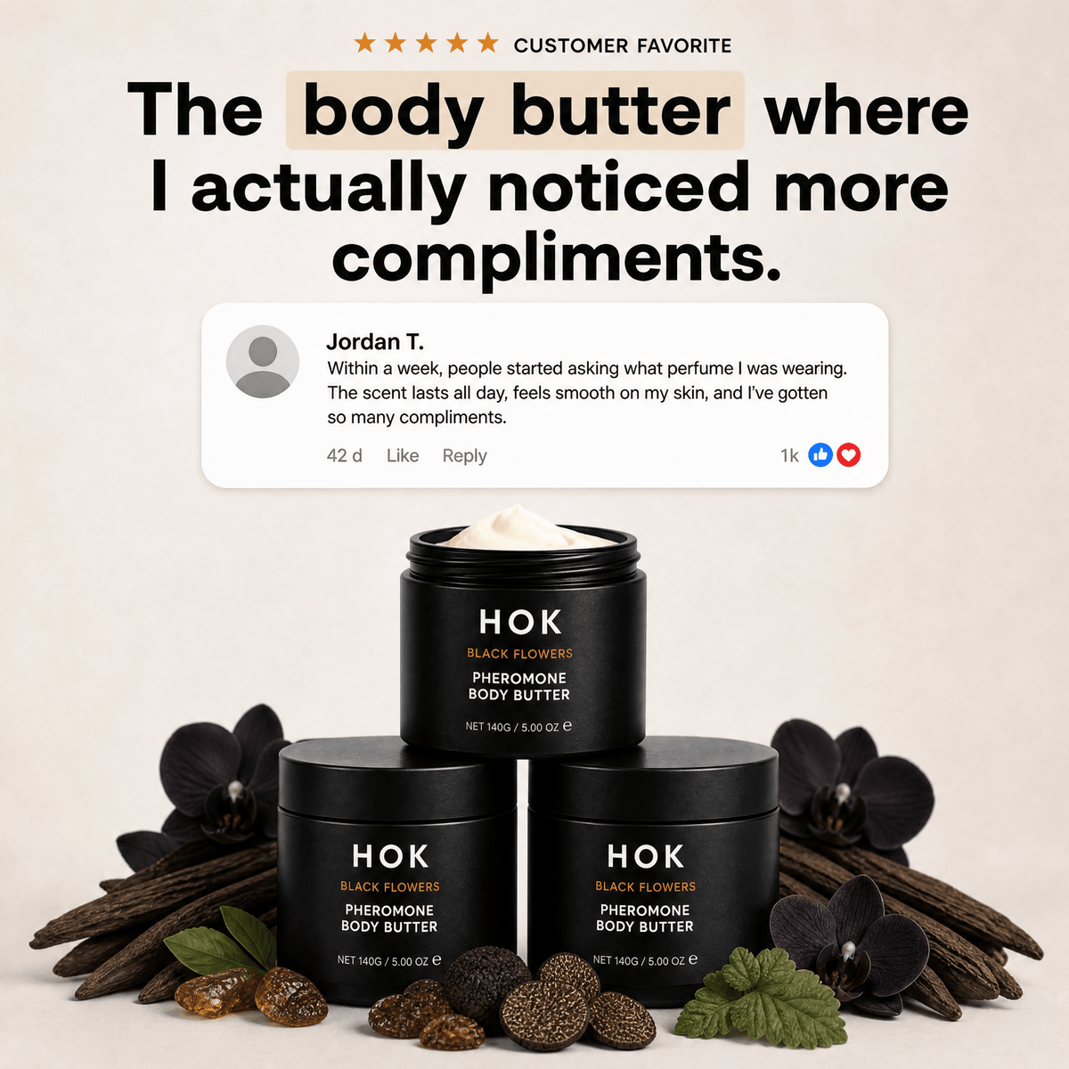 Black Flowers HOK