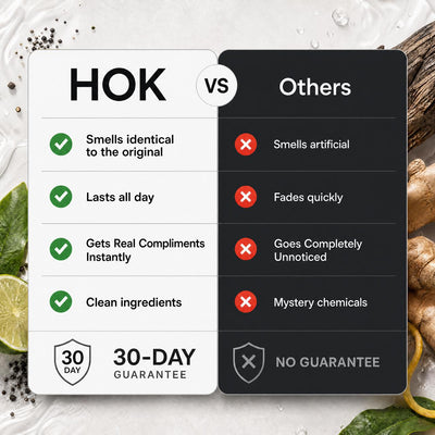 HOK fragrance us vs them comparison