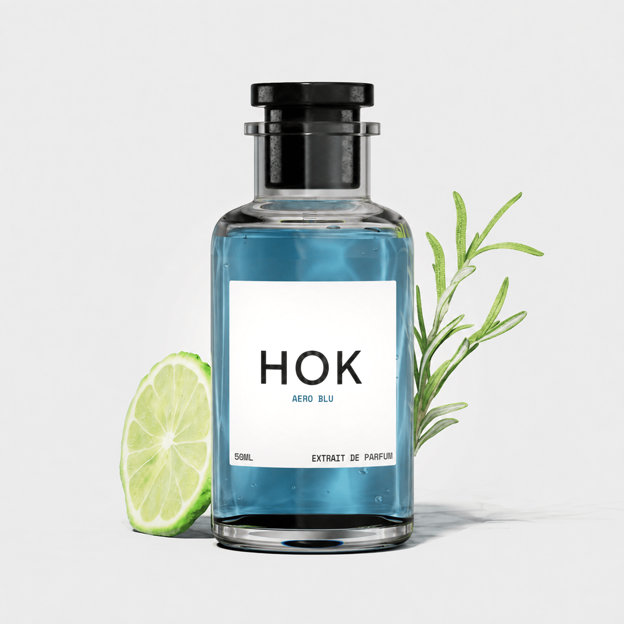 HOK Aero Blu fragrance bottle