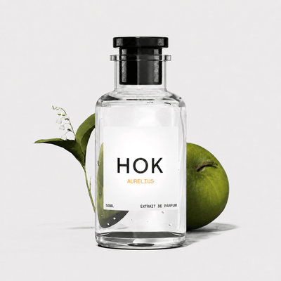 HOK Aurelius fragrance bottle