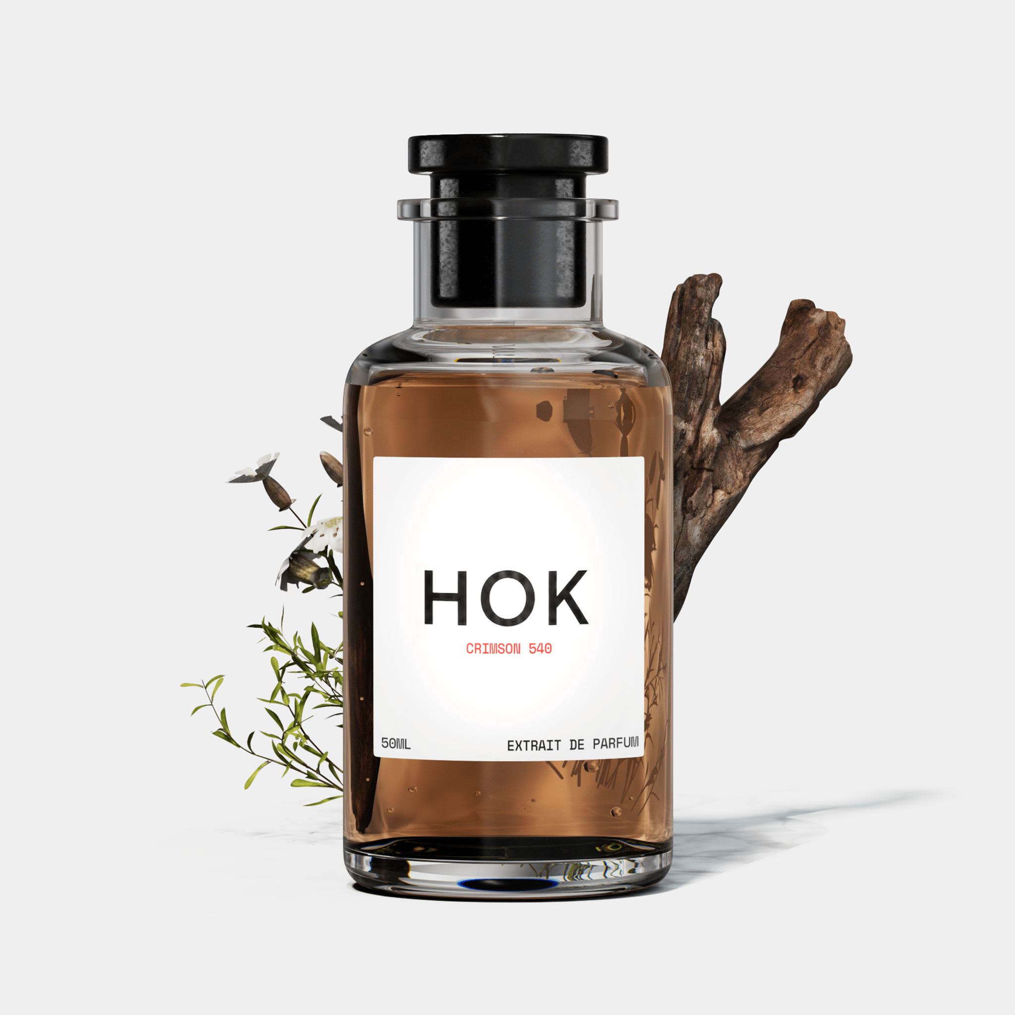 HOK Crimson 540 fragrance bottle
