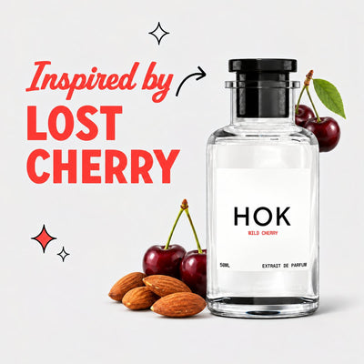 WILD CHERRY bottle with cherry, bitter almond, cherry liqueur