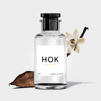 HOK Smokey Vanilla fragrance bottle