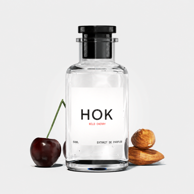 HOK Wild Cherry fragrance bottle